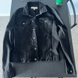Black Calvin Klein Denim Jean Jacket Black